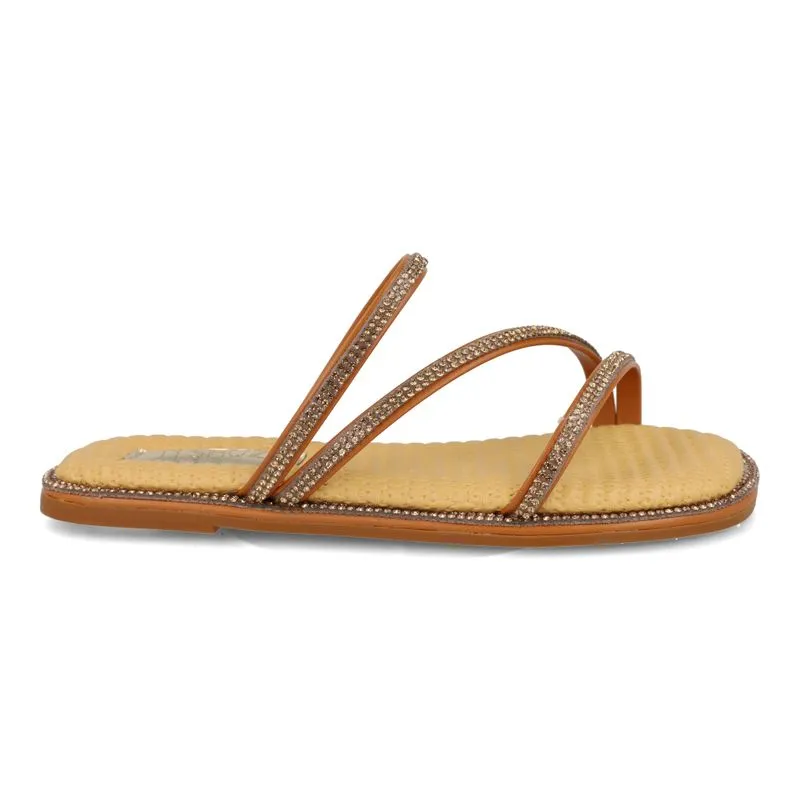 Rasteira M Shuz Kids Rafia Infantil Bege BEGE/CAMEL - 28