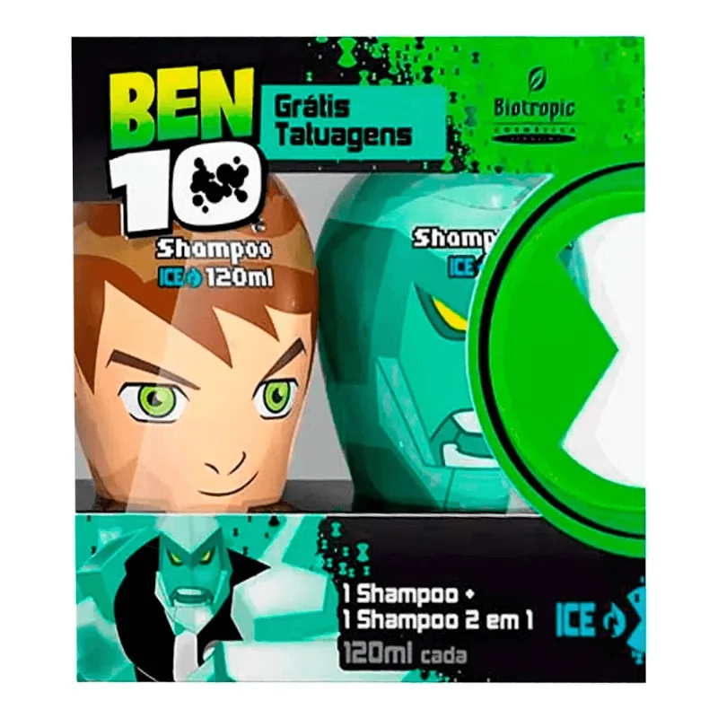 SHAMPOO BEN 10 HOT 2 EM 1 120ML