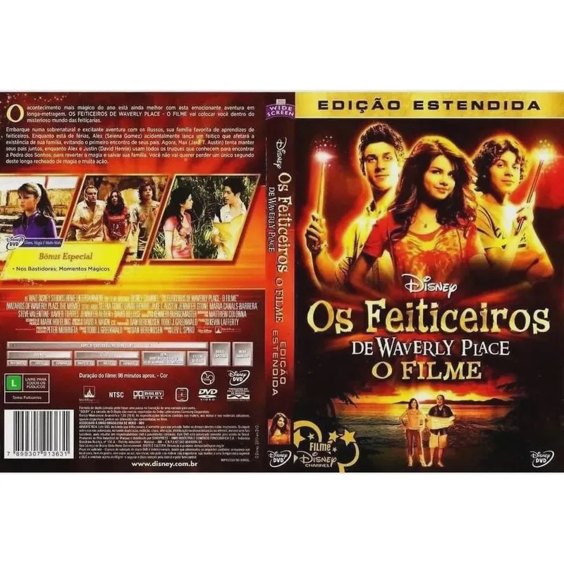 Os Feiticeiros De Waverly Place O Filme Dvd original lacrado