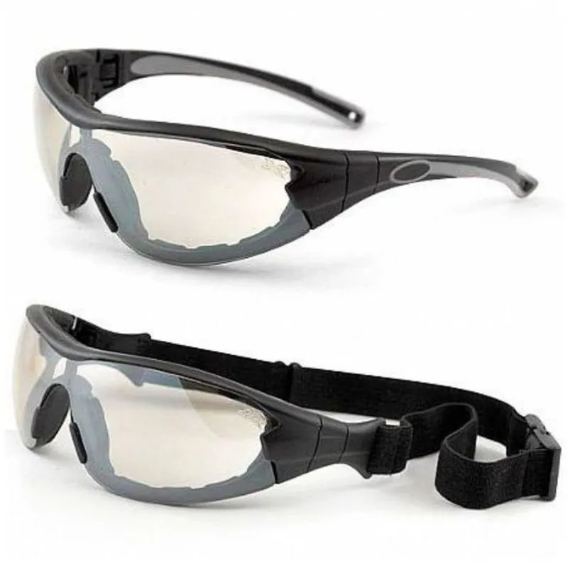 Óculos de Segurança Militar Delta com Lente IN-OUT ESPELHADO STEELPRO-DELTA-MILITAR PROTEÇÃO ESPORTIVA TESTE BALÍSTICO,