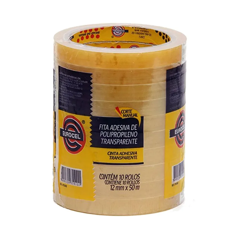 Fita Adesiva Euro 12x50 Mel C/10