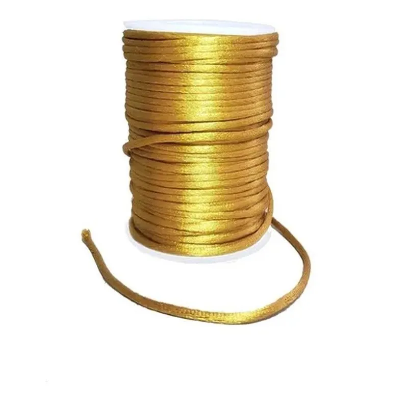 Cordão Poliéster Rabo De Rato 2mm Com 50 Metros