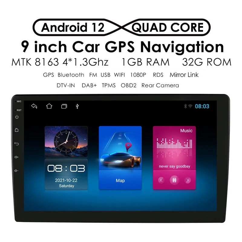 Reprodutor Navegación Grande Coche Inteligente De 9 Pul 816