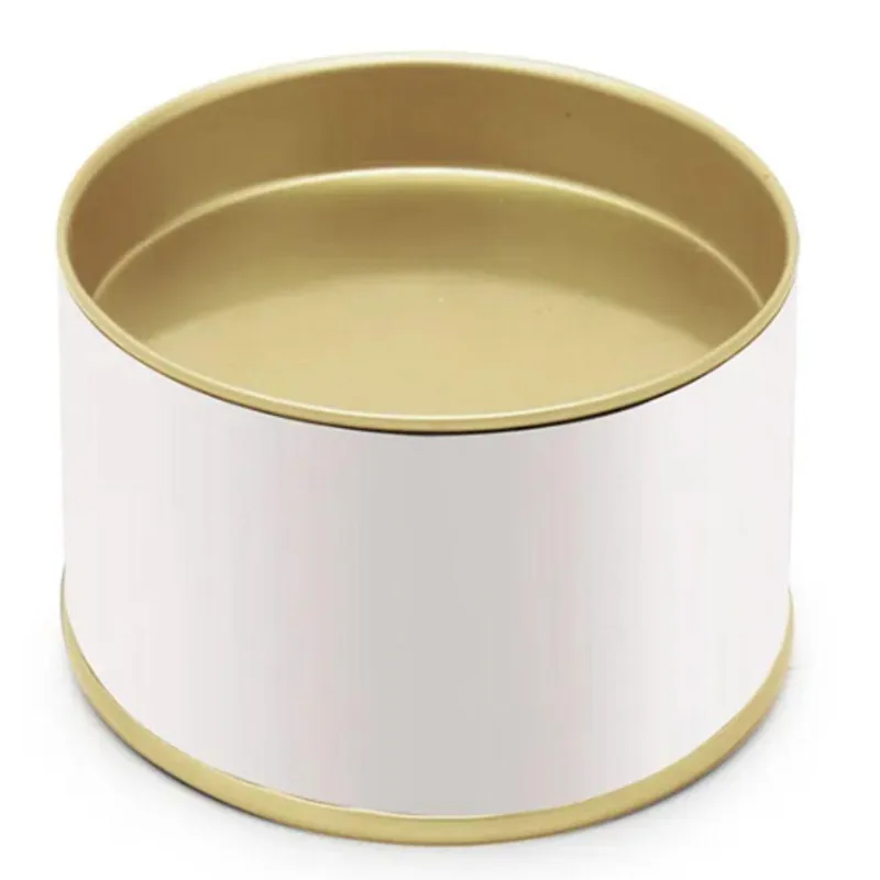 Lata Para Bem Casado Branca 4x6cm - 48 Un