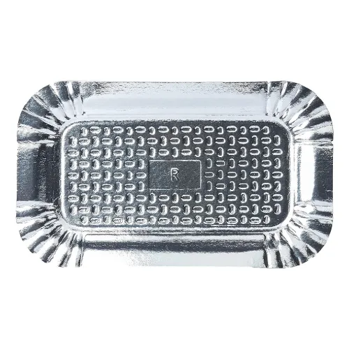 BANDEJA LAMINADA PRATA ROCAMBOLE 19,7X34,5CM UN-FESTCOLOR