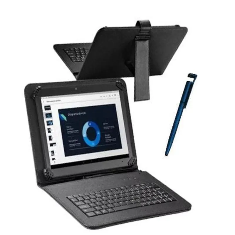 Capa Teclado Para Tablet Lenovo M10 3G + Caneta