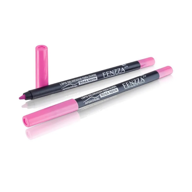Fenzza Lápis Delineador Para Olhos - Rosa Neon