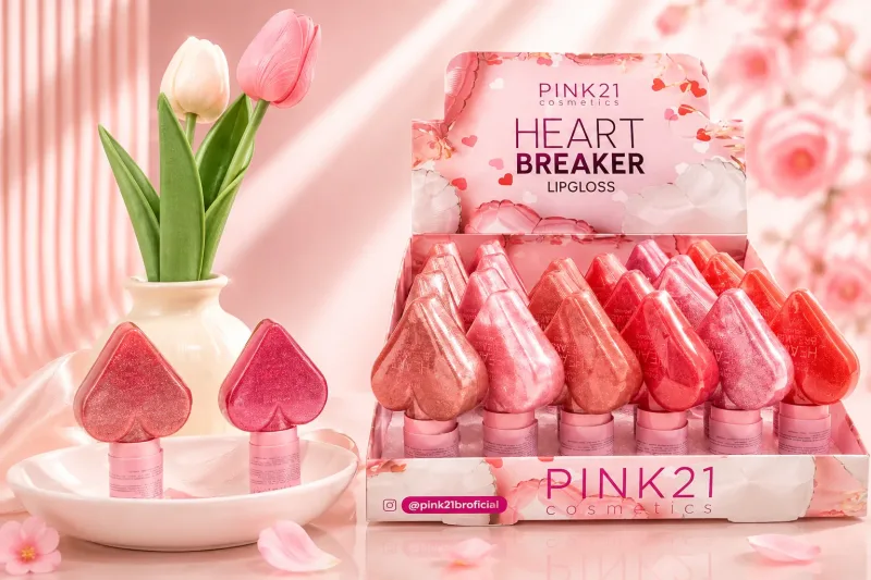 Lip Gloss Pink 21 Heart Breaker
