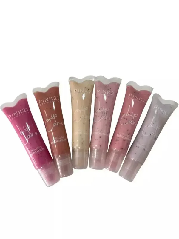 Lip Gloss Esfoliante - Pink 21 - Lulu Make & Acessórios