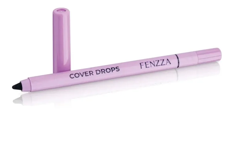 Lápis delineador para os olhos preto Cover Drops Fenzza