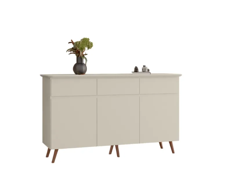 Buffet 03 Portas 03 Gavetas Dimitri Off White - Tuboarte
