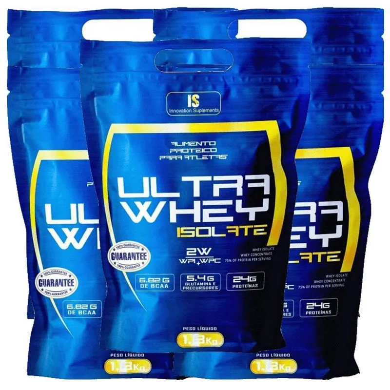 10x Ultra Whey Isolado 18kg Innovation Mousse De Baunilha