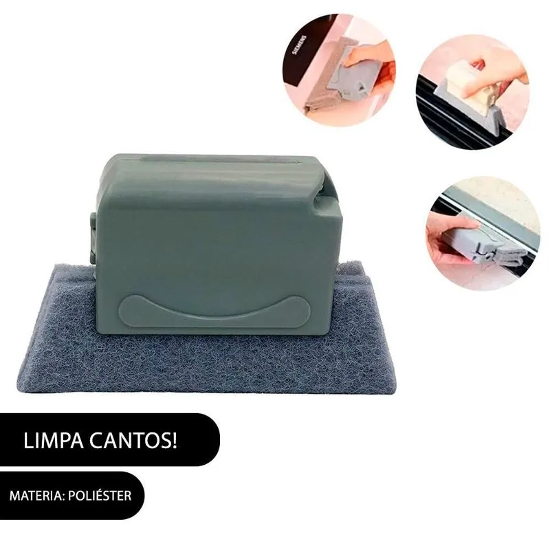 Escova De Limpeza Multiuso Para Trilho De Janelas E Cantos