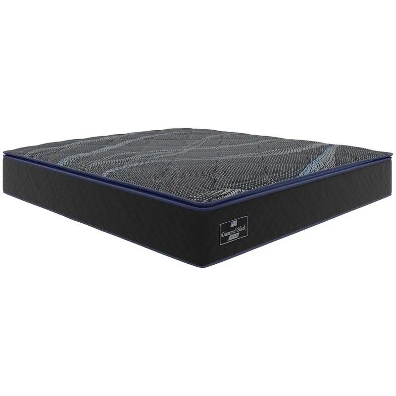Colchão King de Molas Ensacadas Gazin Diamond Black 32x193x203cm Preto
