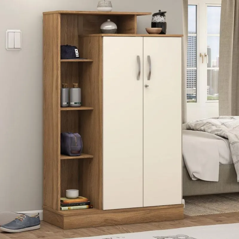Sapateira Multiuso 2 Portas com Chave 91cm Multimóveis CR35293