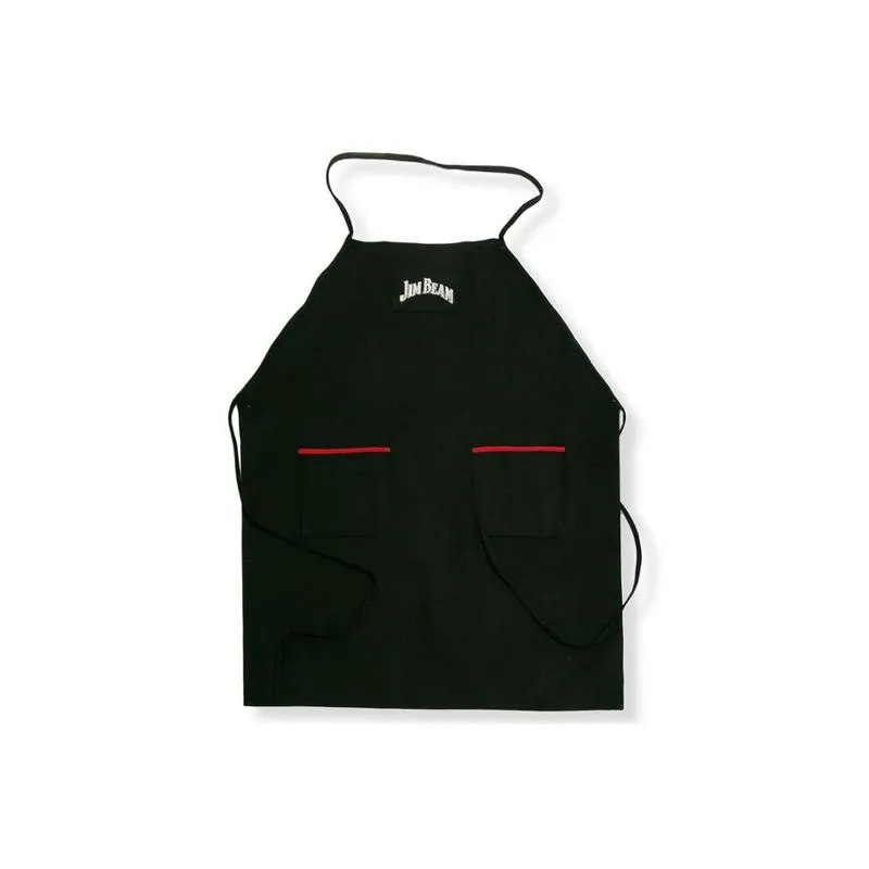 Avental Canvas Bbq Jim Beam Preto