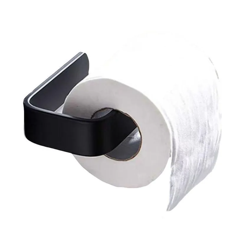 Suporte Porta Papel Higienico De Parede Com Adesivo - 5 Unid