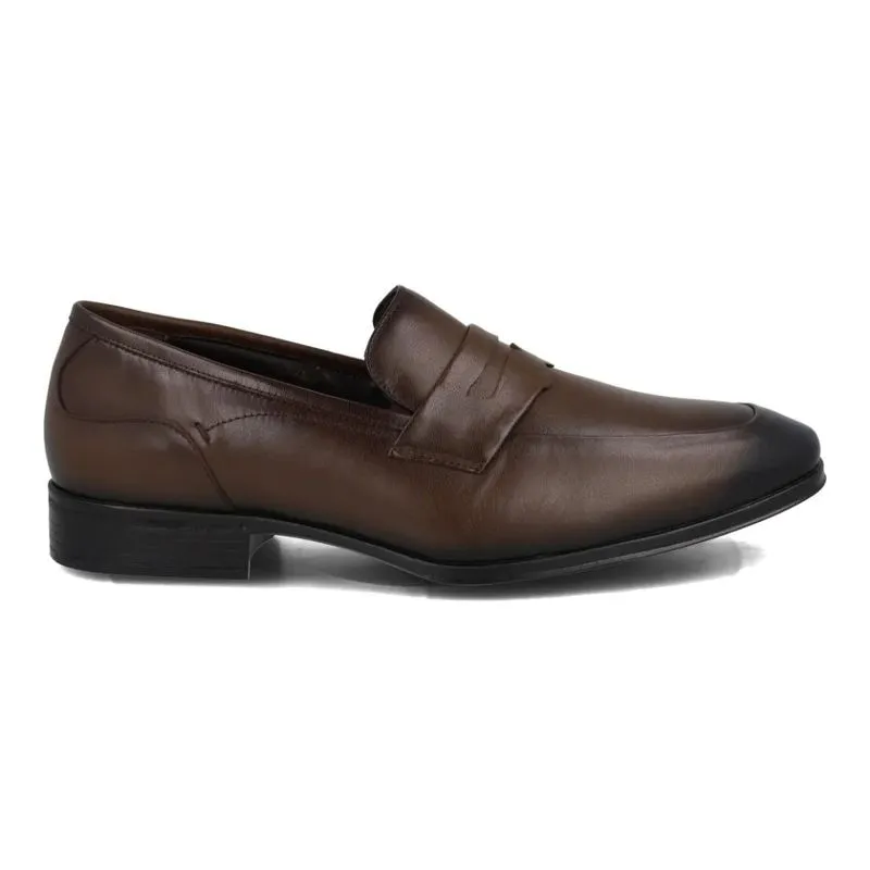 Sapato Social Constantino Loafer Masculino Marrom Escuro 40