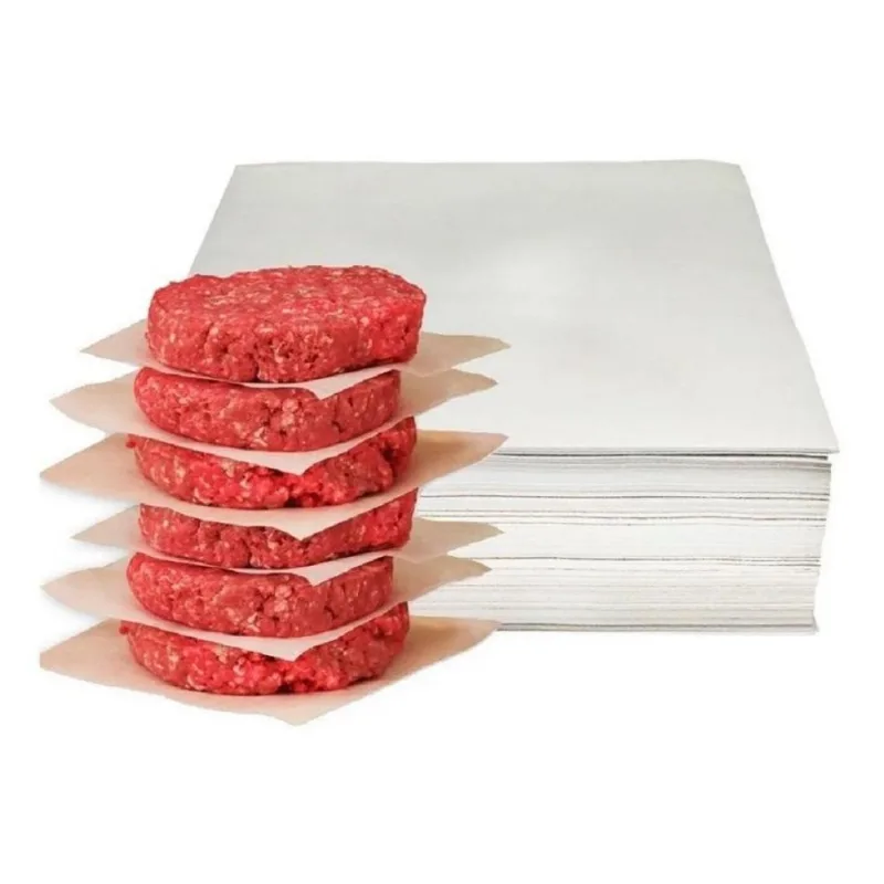 Papel Sintético Separador Hambúrguer 14x14 Com 4kg