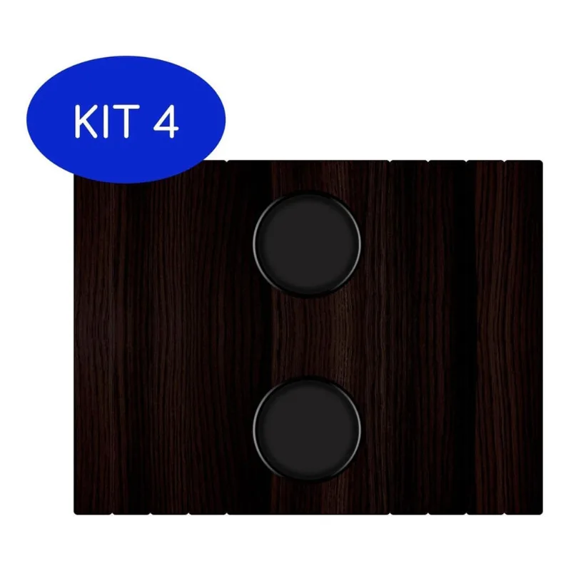 Kit 4 Esteira Bandeja Flexivel Com Porta Copos 3mm - Tabaco