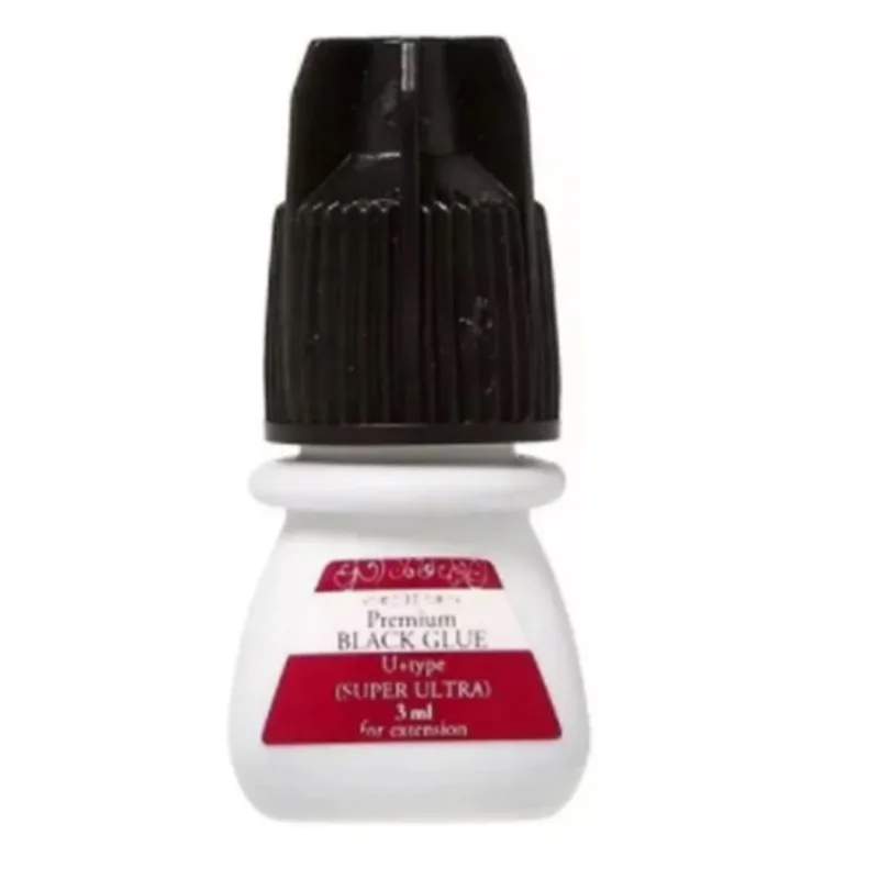 Cola Alongamento De Cilios Fio A Fio Premium Black Glue 3ml