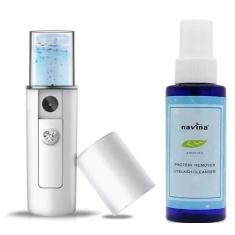 Primer Limpeza E Vaporizador Aparelho Facial Extensão Cilios