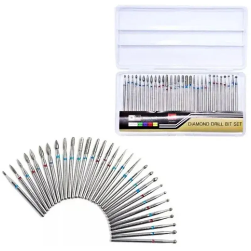 Kit 30 Brocas Diamantada Profissionais Eficiencia Elevada