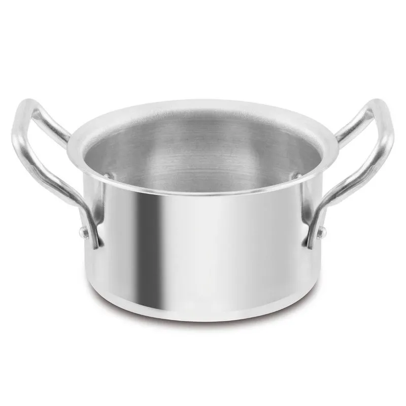 Mini Caçarola abc 450 ml em Alumínio 10 cm sem Tampa