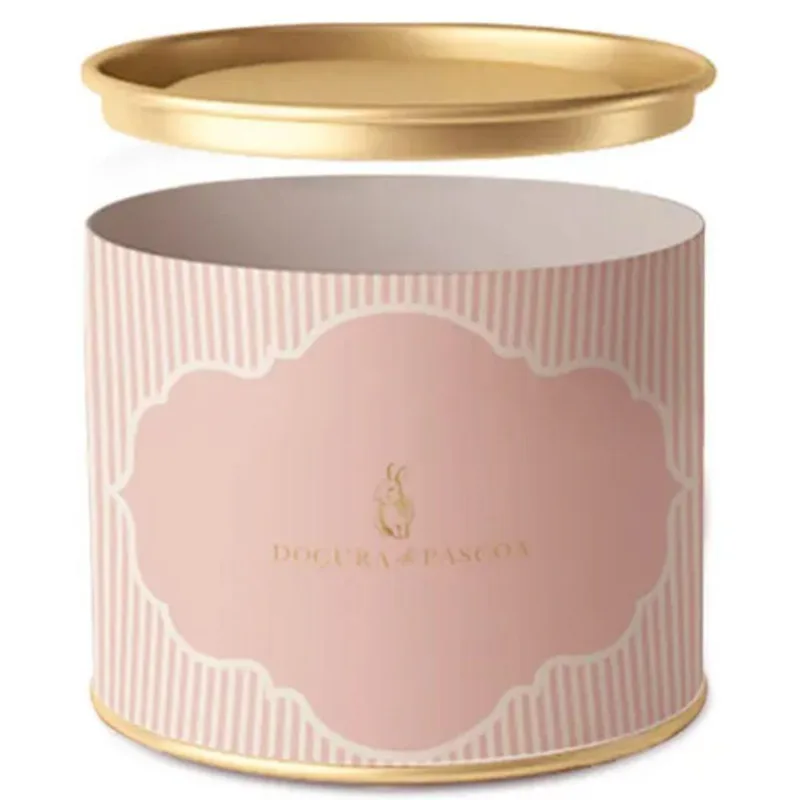 Lata Para Ovo Rígida 500g Páscoa Lavie Composê Fou-med 12,5x22cm - 12 Un