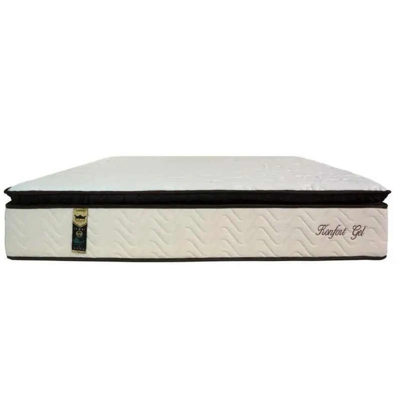 Colchao Konfort Gel 193x203 450813 632035 Hellen Natural/marrom