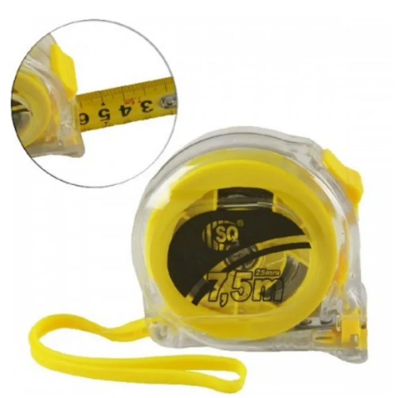 Trena Estojo Transparente 7,5 m. x 25 mm. sq 3097 sq