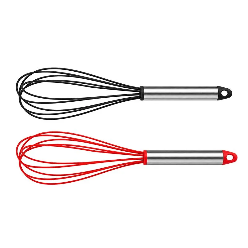 Batedor de Silicone Foute em Aço Inox 30 cm (Sem Opção de Cor)