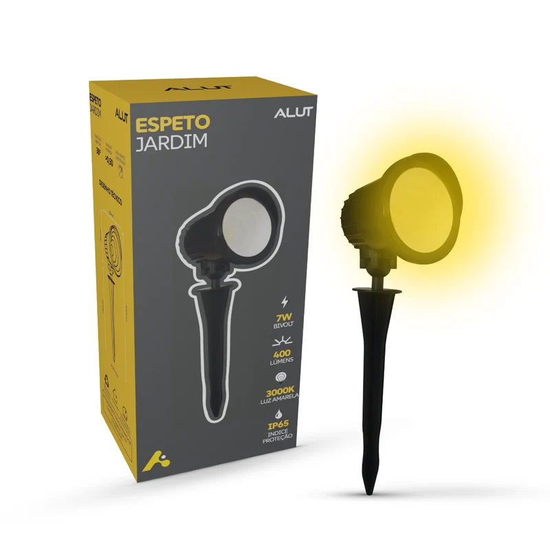 Luminaria Led Jardim Espeto 7W 3000k Branco Quente a Prova D'Água Alut By Avant - AVANT