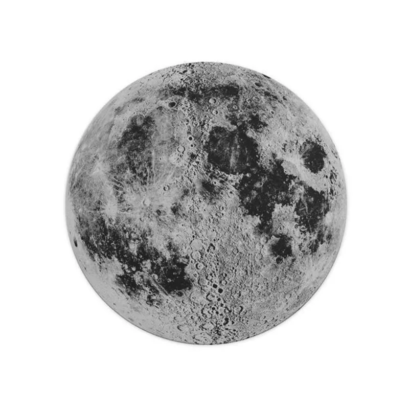 Mouse Pad Redondo A Lua