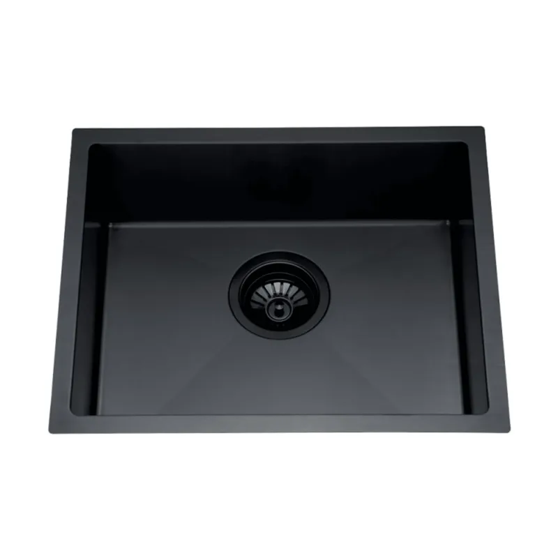Cuba de Cozinha Rubinettos Gourmet Quadro Grafite Escovado - CUB2003