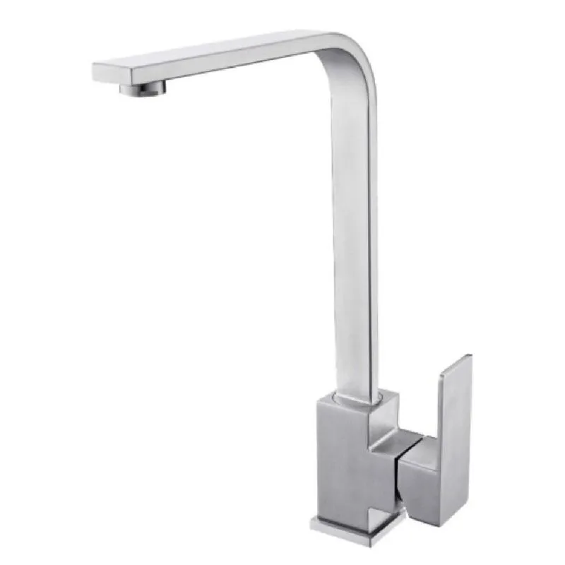 MISTURADOR MONOCOMANDO KROMMA PARA COZINHA COM BICA ALTA GIRATÓRIA EM AÇO INOX ESCOVADO KR685 1754