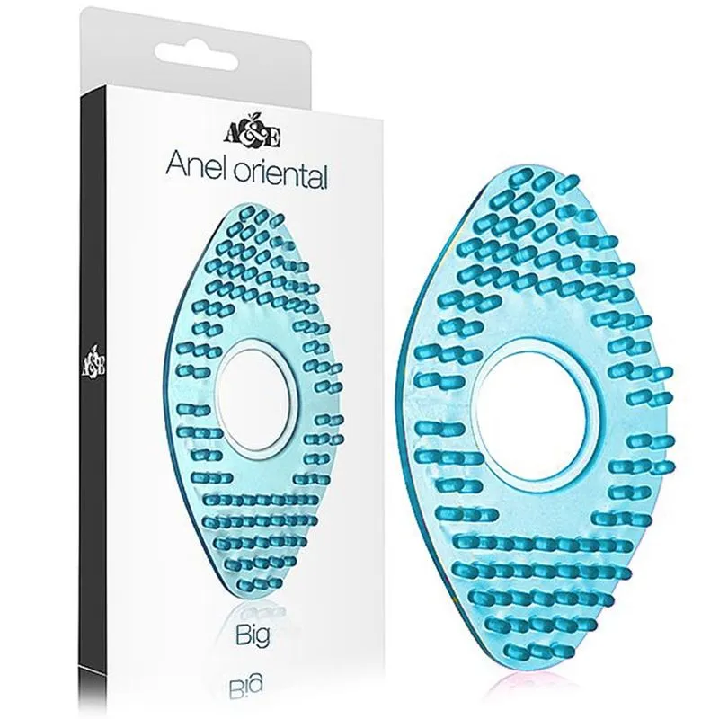 Anel Oriental Grande em Silicone Transparente Adão e Eva Anel Oriental Grande em Silicone - Transparente - Adão e Eva