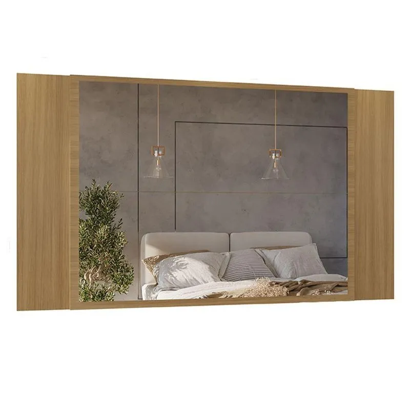 Painel Extensível Com Espelho Decorativo Global Carvalho Incorplac