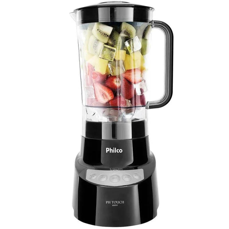 Liquidificador Ph Touch Preto 900W Philco 127V