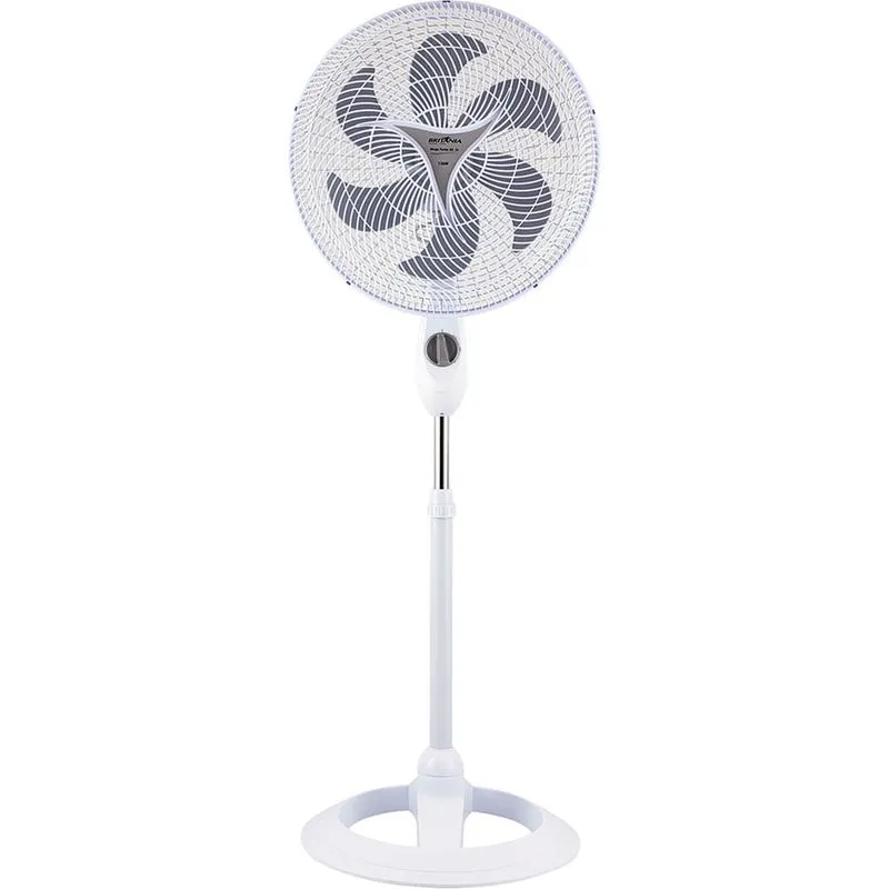 Ventilador de Coluna Britânia Mega Turbo Six 40cm 3 Velocidades 6 Pás 127V - Branco