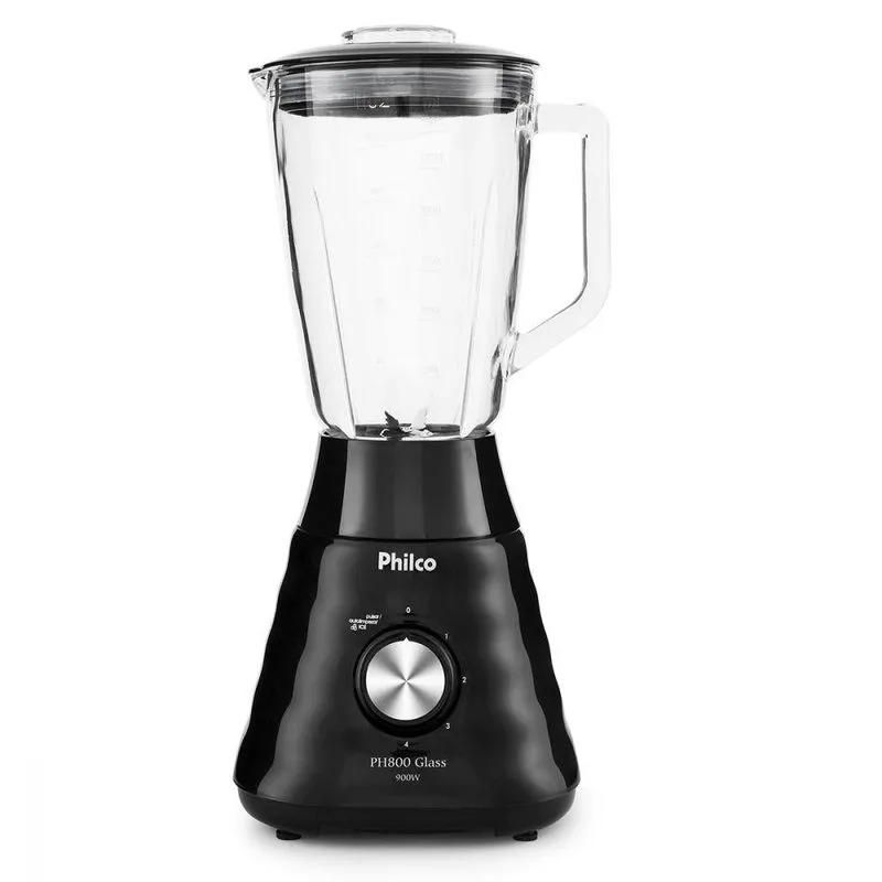 Liquidificador Philco Ph800 Glass 4 Velocidades 900w 127v