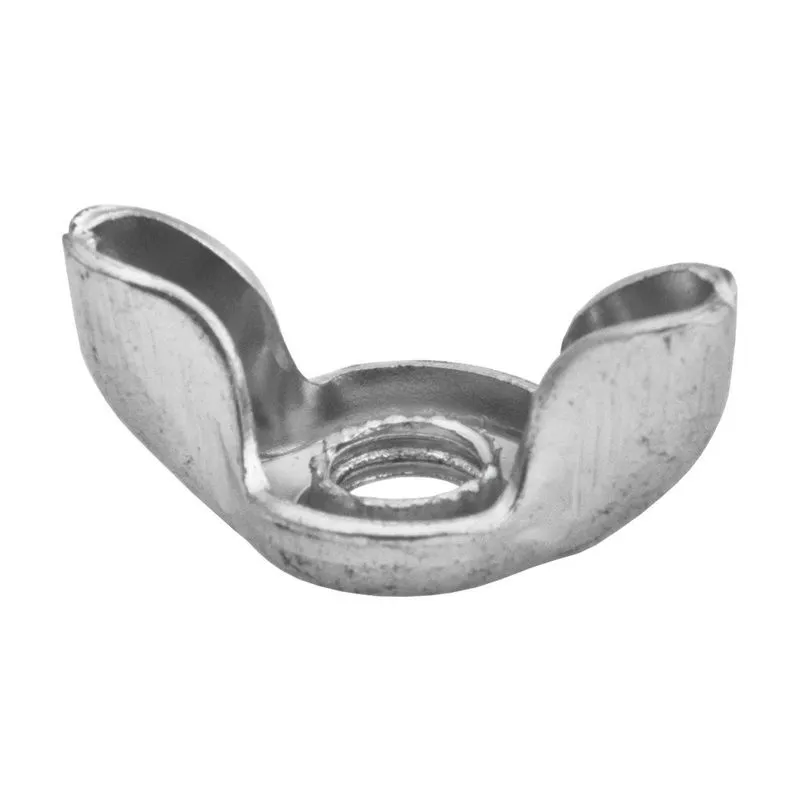 Porca Borboleta Zincada 1/4’’ Com 10 Peças Ciser