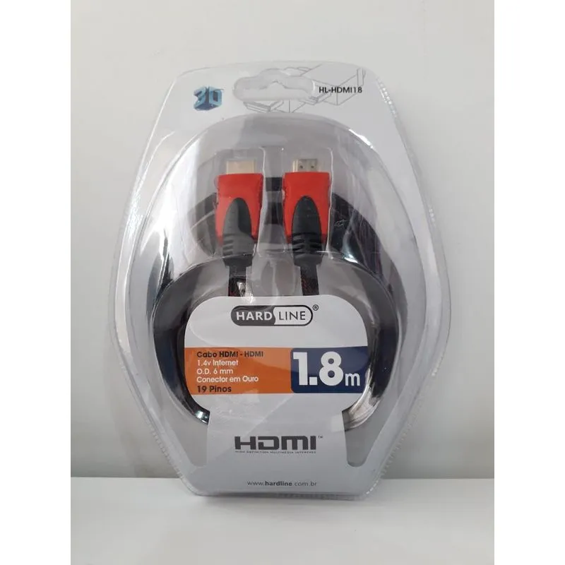 Cabo HDMI HardLine 1.8 Metros