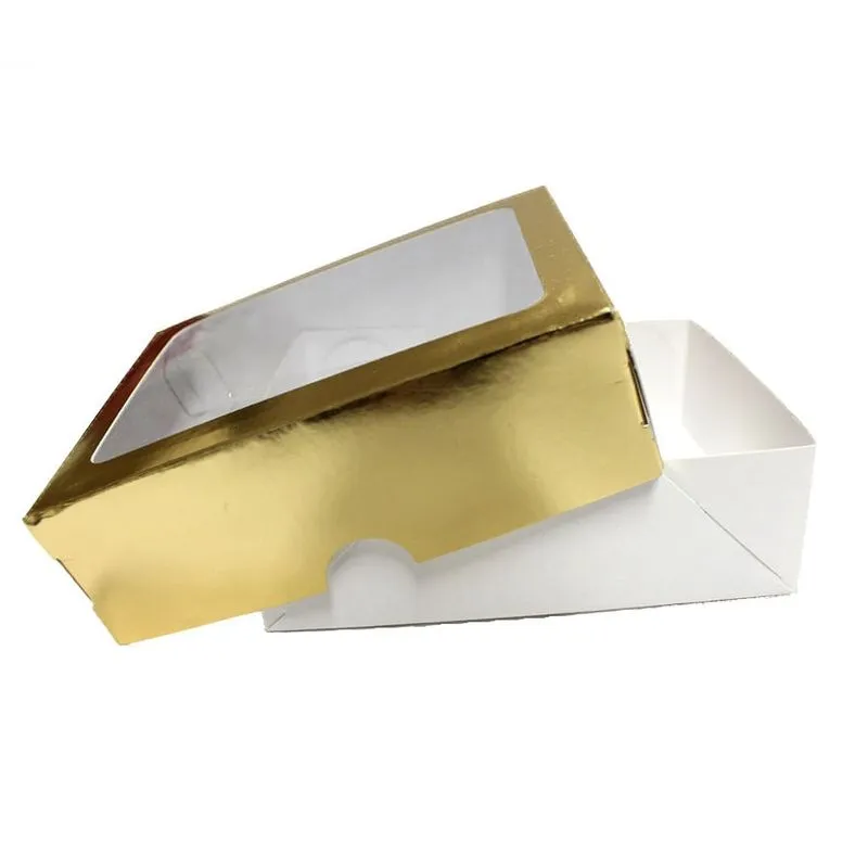 Caixa S11 com Visor 9x9x4cm Ouro com 10 un ASSK