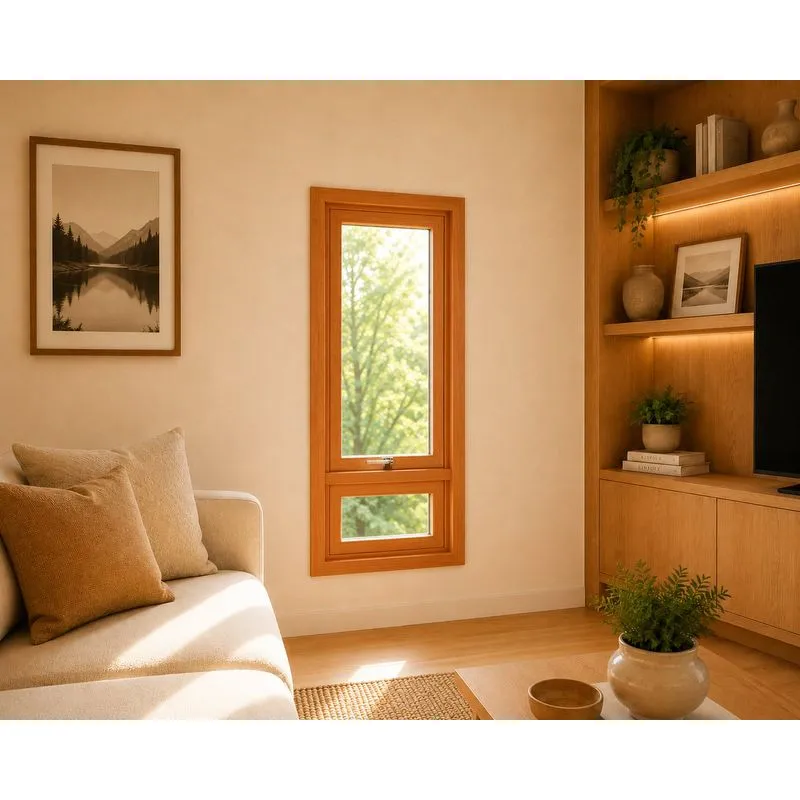 Janela Maxim-ar Com Peitoril Fixo Eucalipto 70x120cm Natural