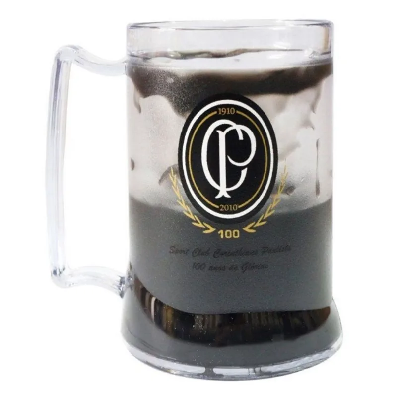 Caneca Gel Corinthians Centenário 400ml - Cebola