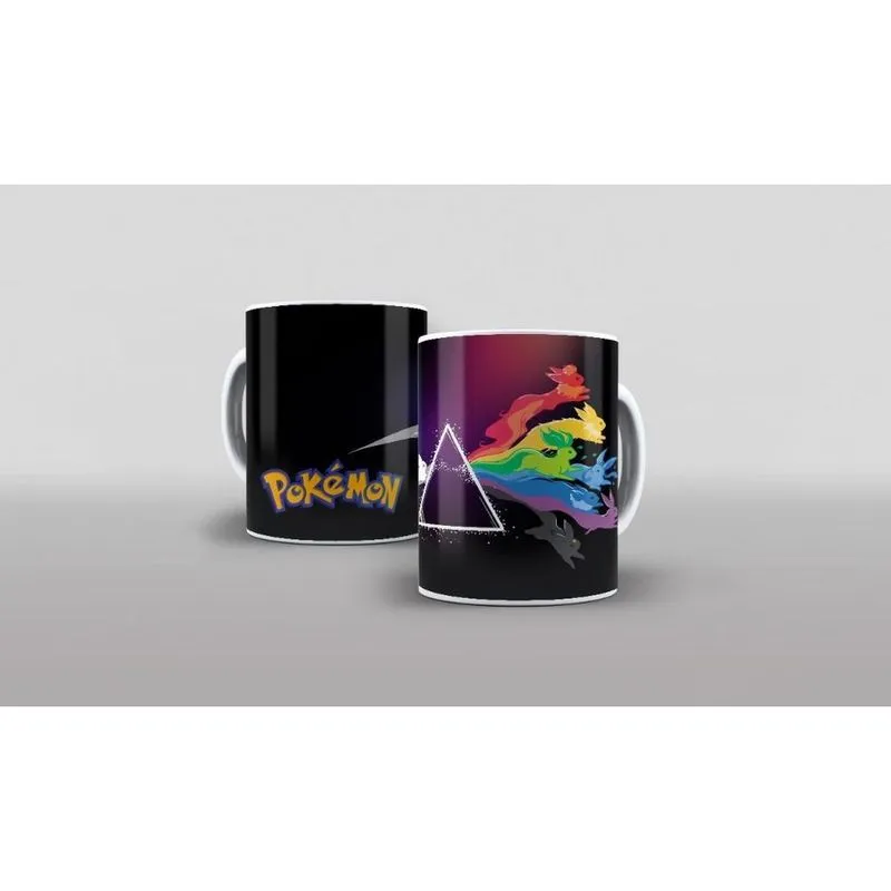 Caneca Porcelana Pokemon Presente Lembrança 325Ml