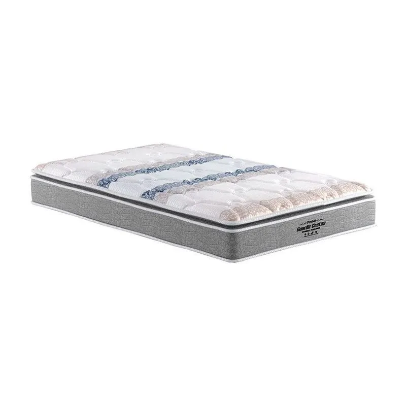 Colchão Espuma Compact ag 65 / 6Ptas 3Gavs c/Esp e Pés B23-Probel Solteiro 88x188