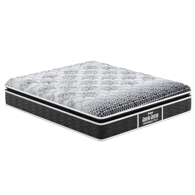 Colchão Queen D28 / Anatômico Guarda Costas Firmepedic Prómiddle Plus Pillow Top Black (158x198x28) - Probel