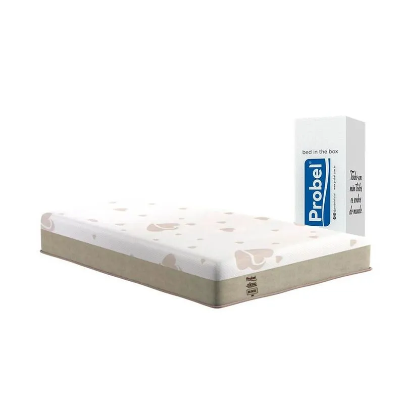 Colchão Queen Enrolado a Vácuo de Espuma Ultra Gel Night and Day Clean bp Bed In Box (158x198x25) - Probel